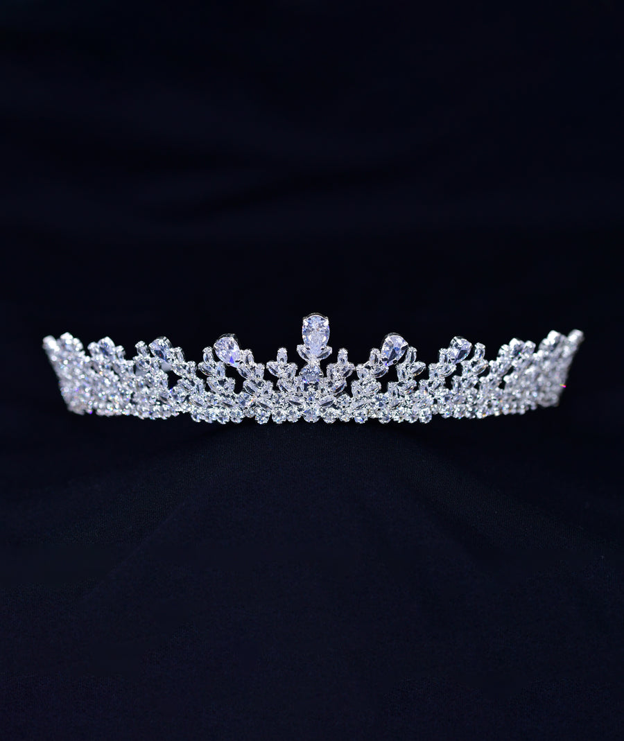 HANDMADE LUXURY BRIDAL WEDDING CROWN | تاج زفاف عرائسي فاخر مصنوع يدويًا