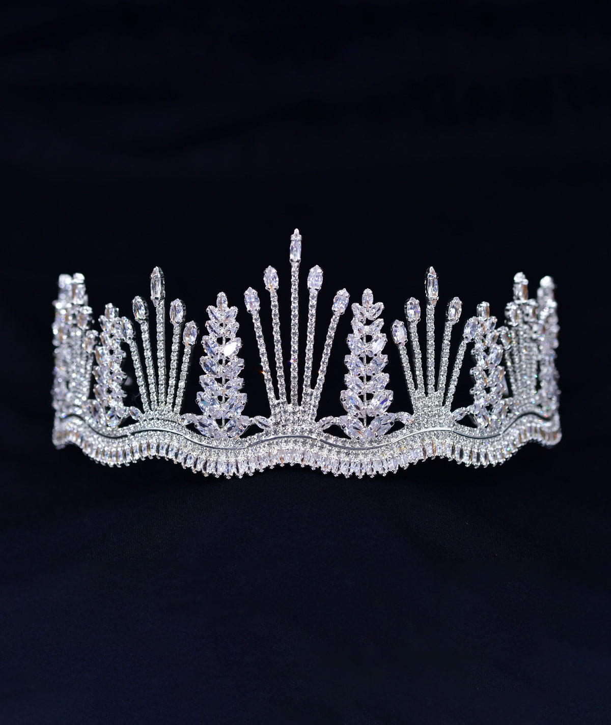 HANDMADE LUXURY BRIDAL WEDDING CROWN | تاج زفاف عرائسي فاخر مصنوع يدويًا