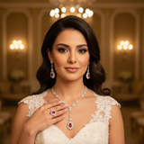 Diamond Titanium Wedding Set