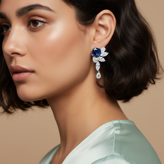 Diamond Titanium Earring