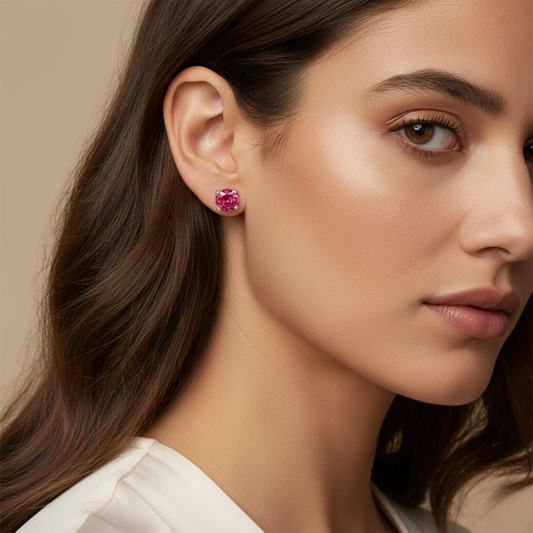 Diamond Titanium Earring