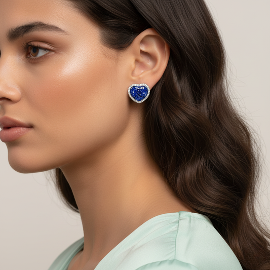 Diamond Titanium Earring