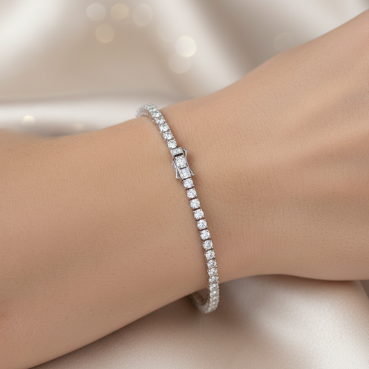 Diamond Titanium Bracelet