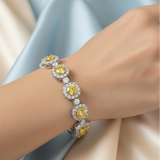 Diamond Titanium Bracelet