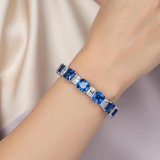 Diamond Titanium Bracelet