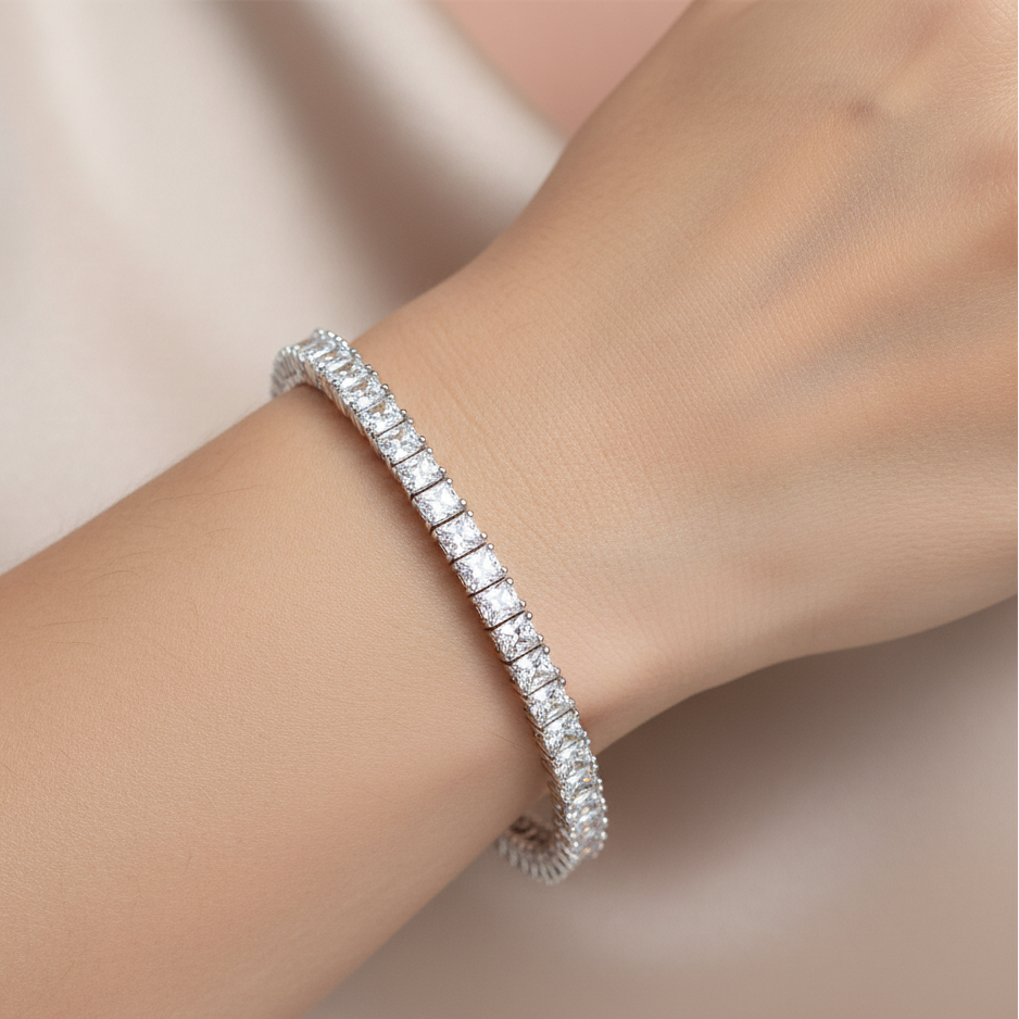 Diamond Titanium Bracelet
