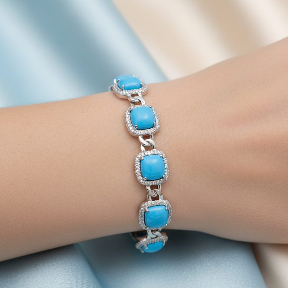 Diamond Titanium Bracelet