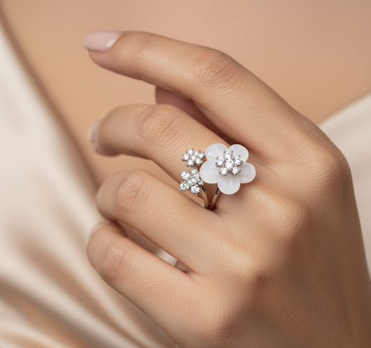 Diamond Titanium Ring