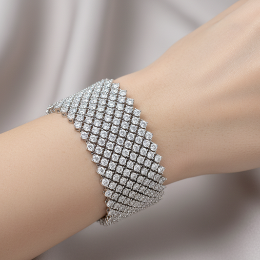 Diamond Titanium Bracelet