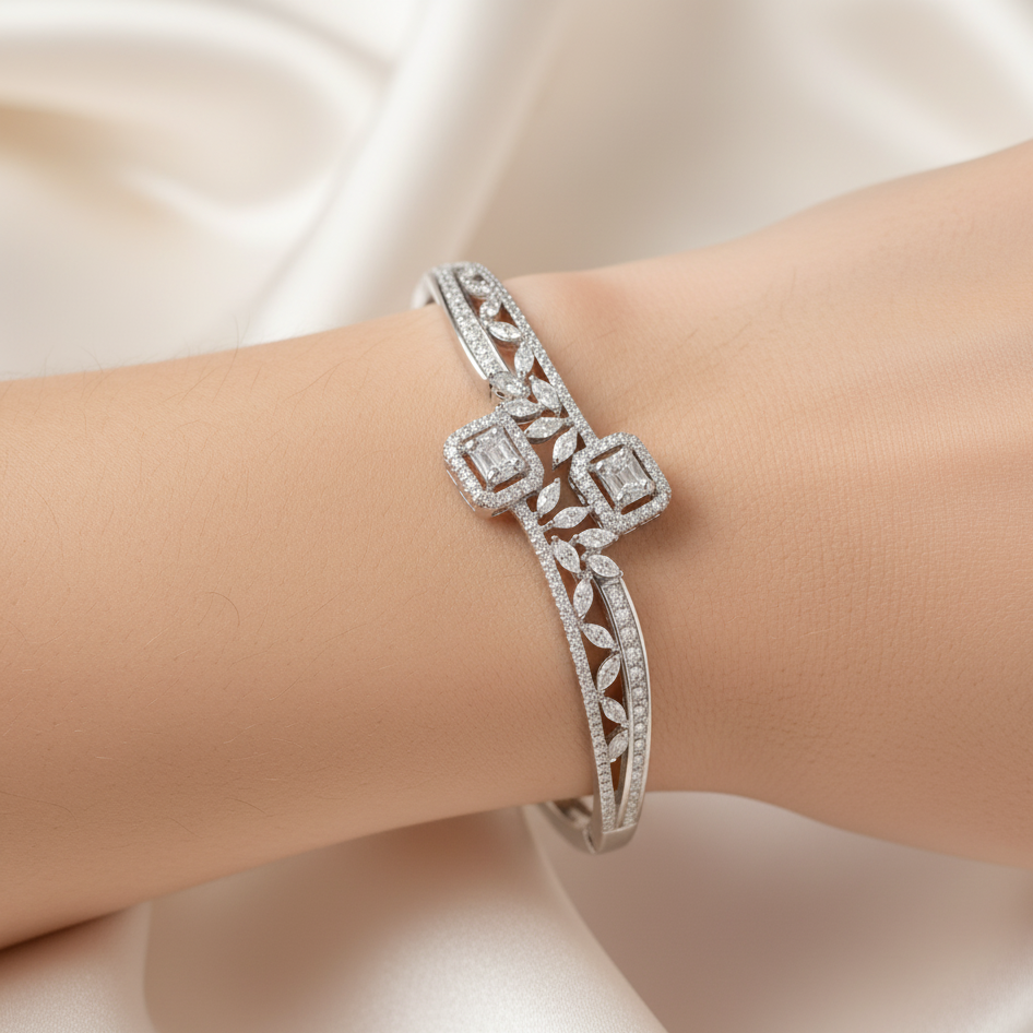 Diamond Titanium Bracelet