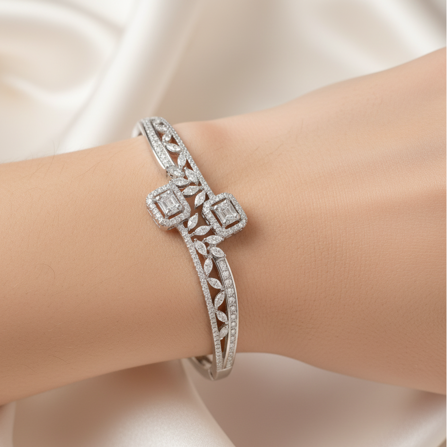 Diamond Titanium Bracelet