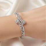 Diamond Titanium Bracelet