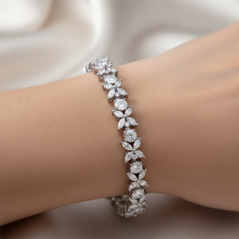 Diamond Titanium Bracelet