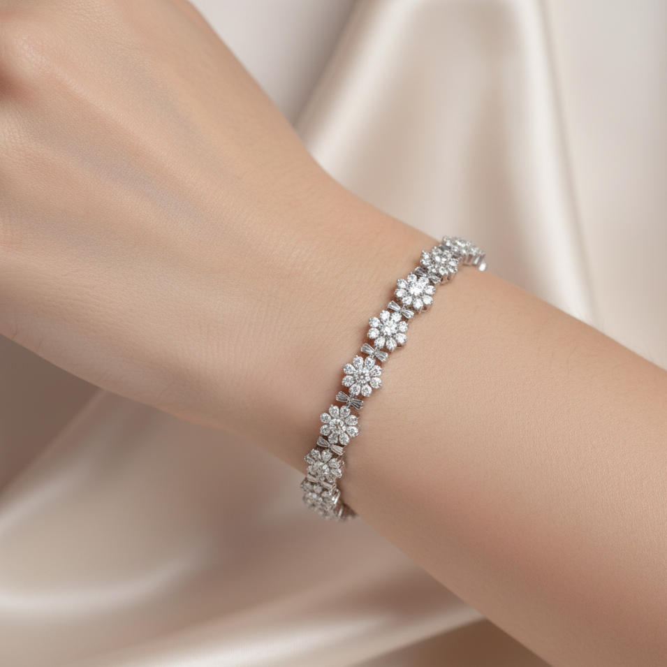 Diamond Titanium Bracelet