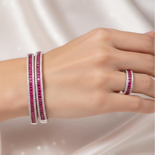 Diamond Titanium Bracelet