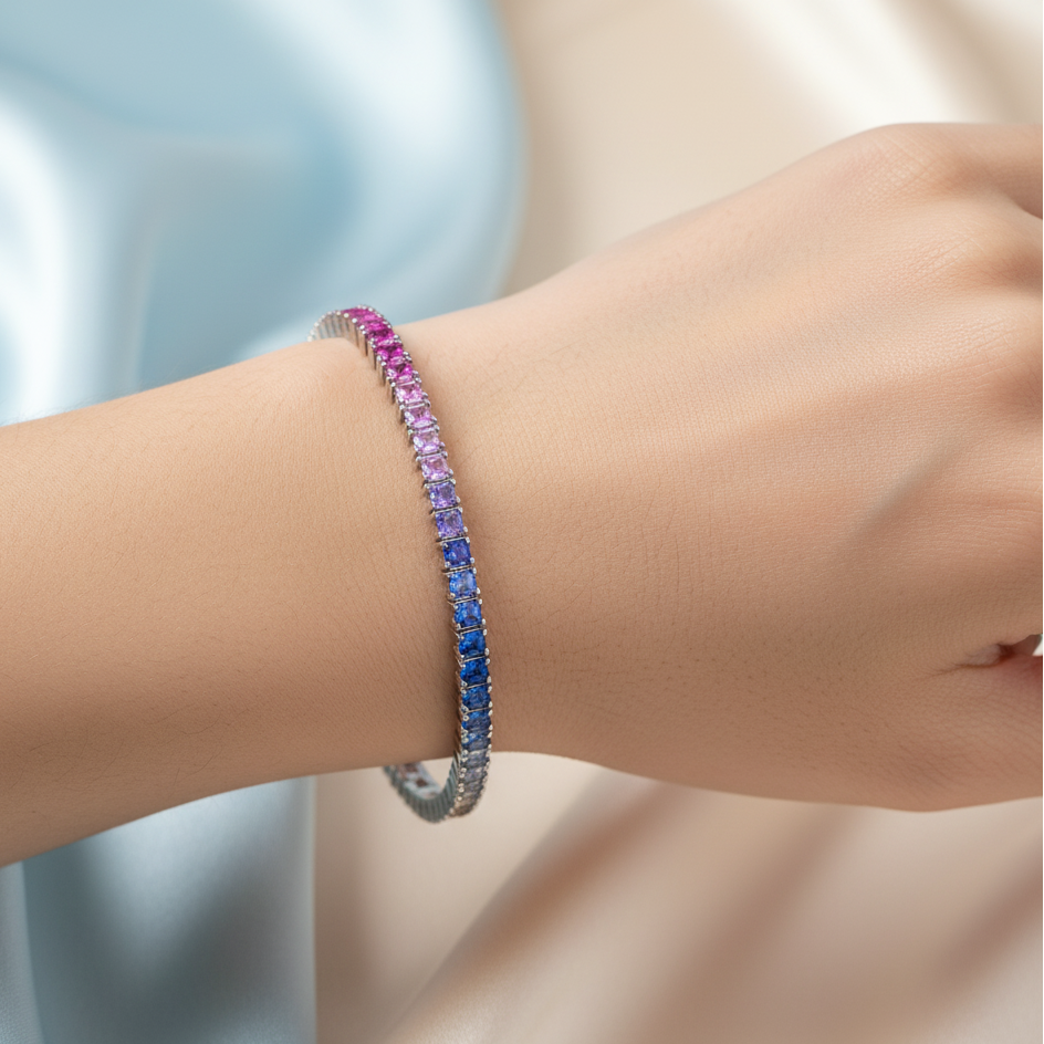 Diamond Titanium Bracelet