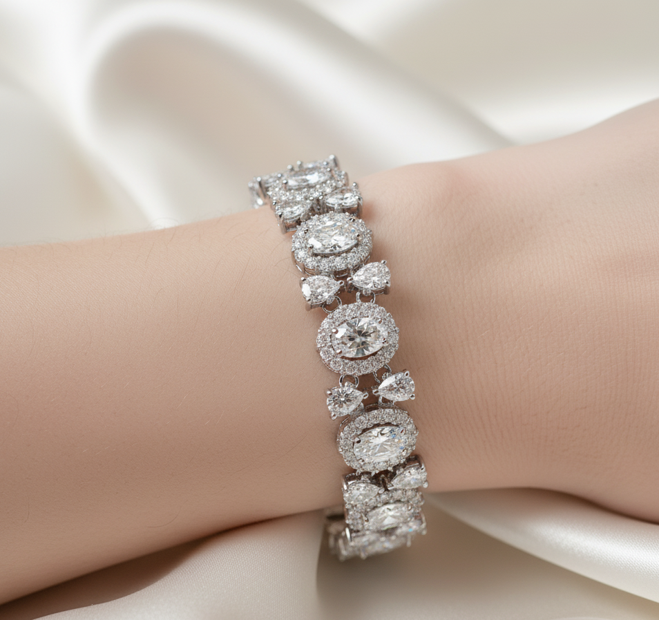 Diamond Titanium Bracelet