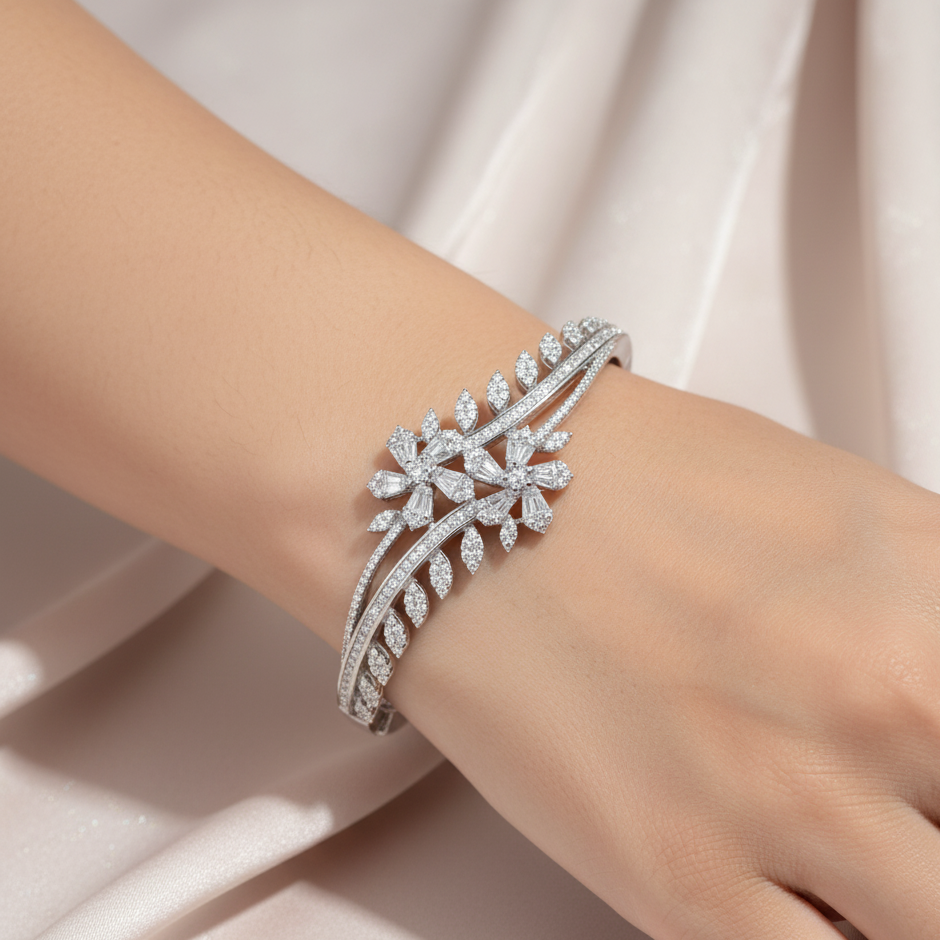 Diamond Titanium Bracelet