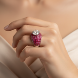 Diamond Titanium Ring