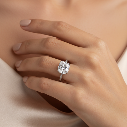 Diamond Titanium Ring