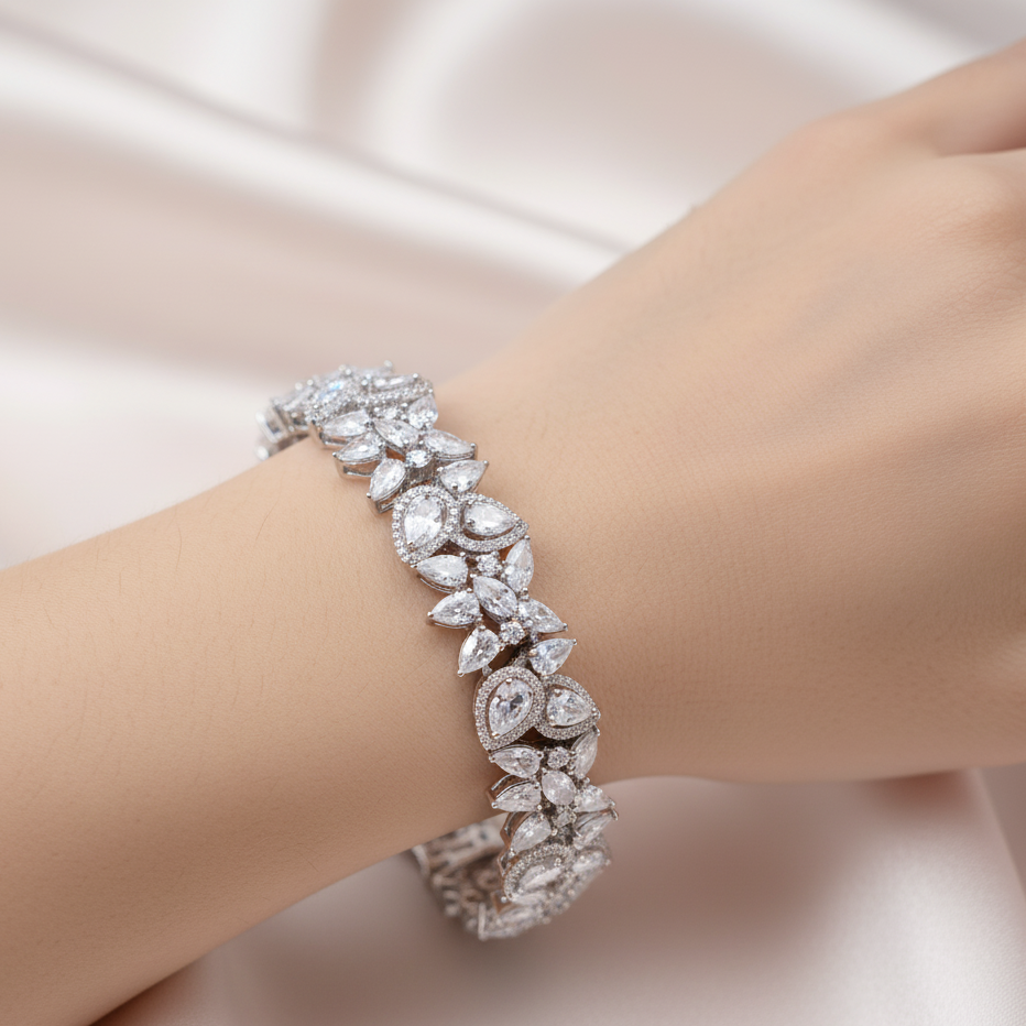 Diamond Titanium Bracelet