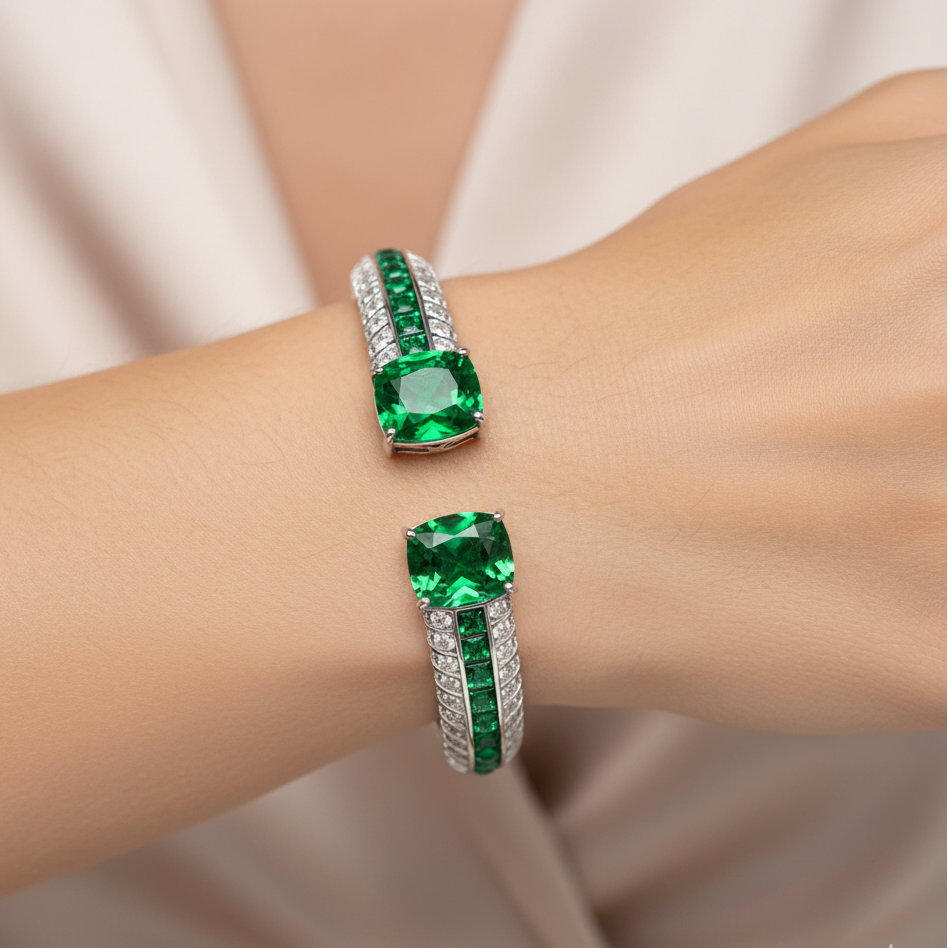 Diamond Titanium Bracelet