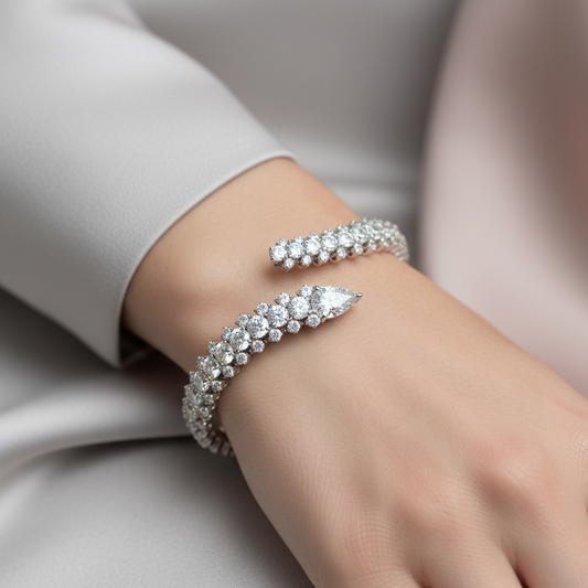 Diamond Titanium Bracelet