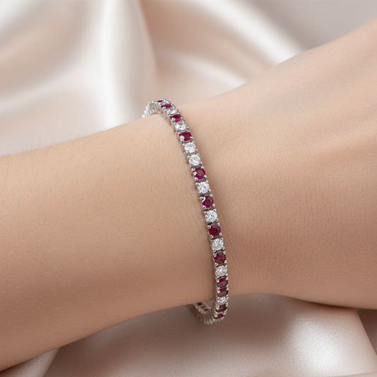 Diamond Titanium Bracelet