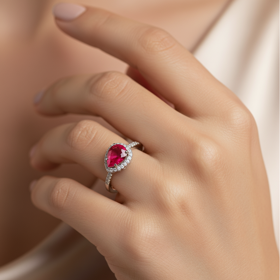 Diamond Titanium Ring