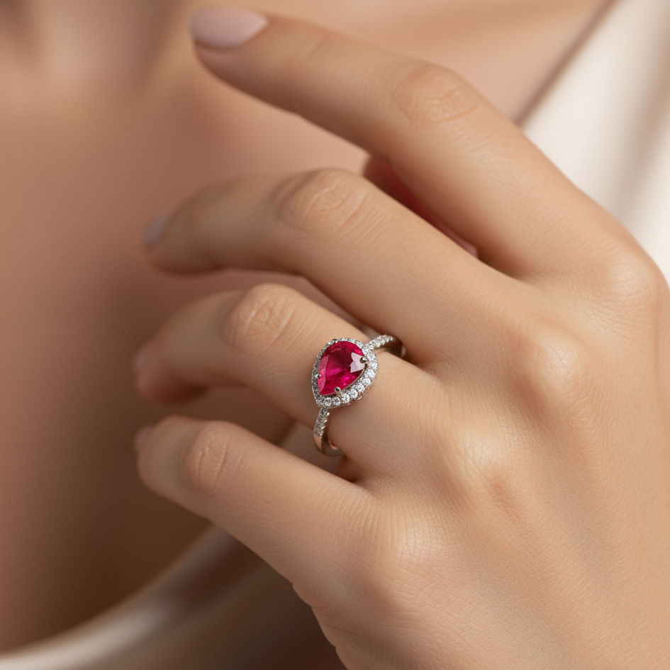 Diamond Titanium Ring