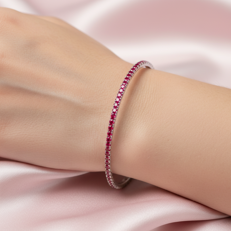 Diamond Titanium Bracelet