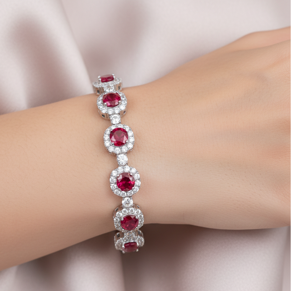 Diamond Titanium Bracelet