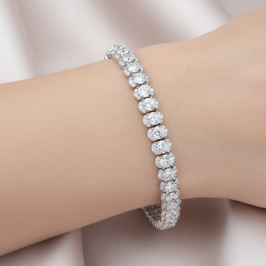 Diamond Titanium Bracelet
