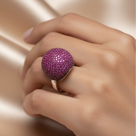 Diamond Titanium Ring