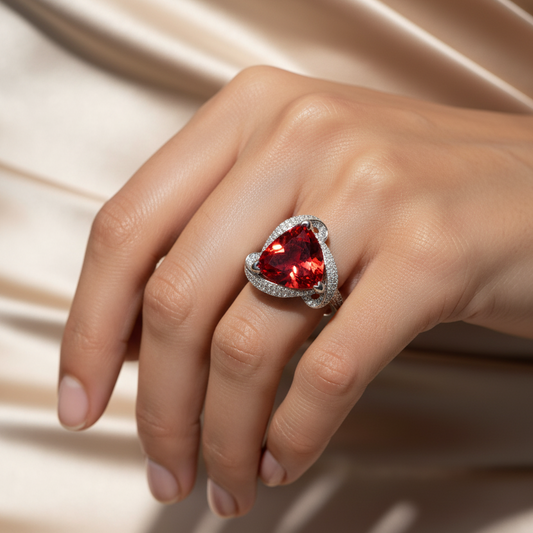 Diamond Titanium Ring