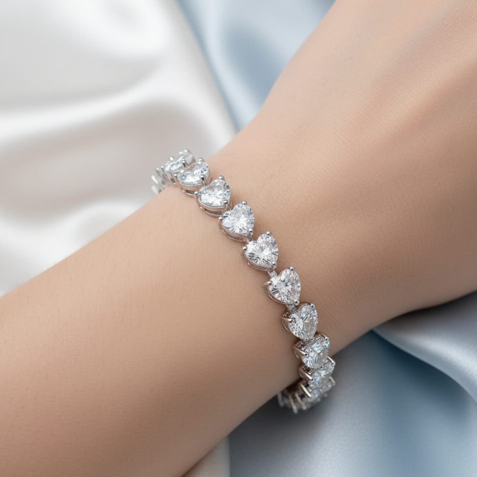 Diamond Titanium Bracelet