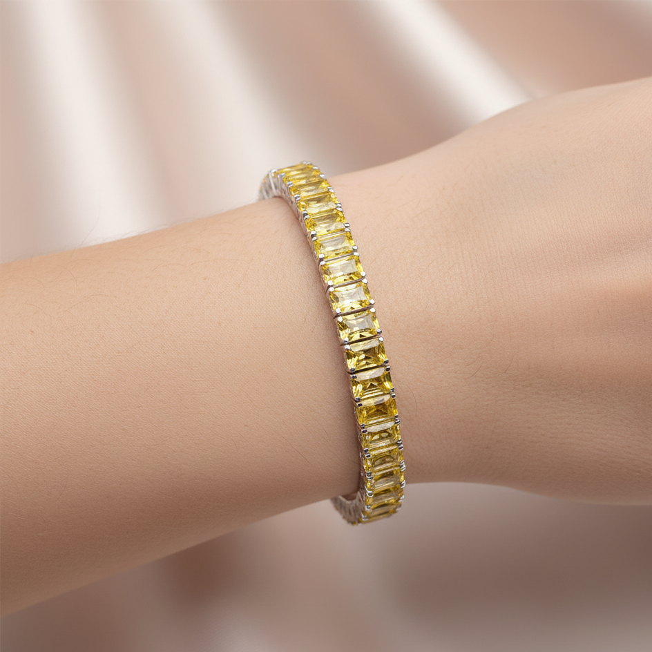 Diamond Titanium Bracelet