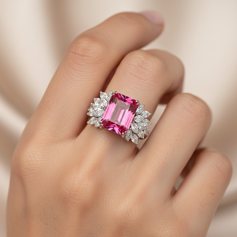 Diamond Titanium Ring