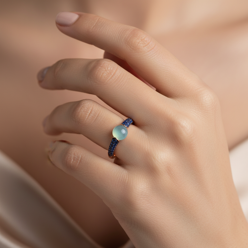 Diamond Titanium Ring