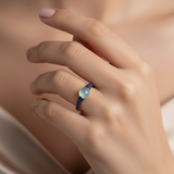 Diamond Titanium Ring