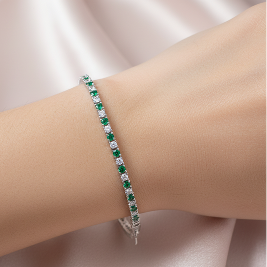 Diamond Titanium Bracelet