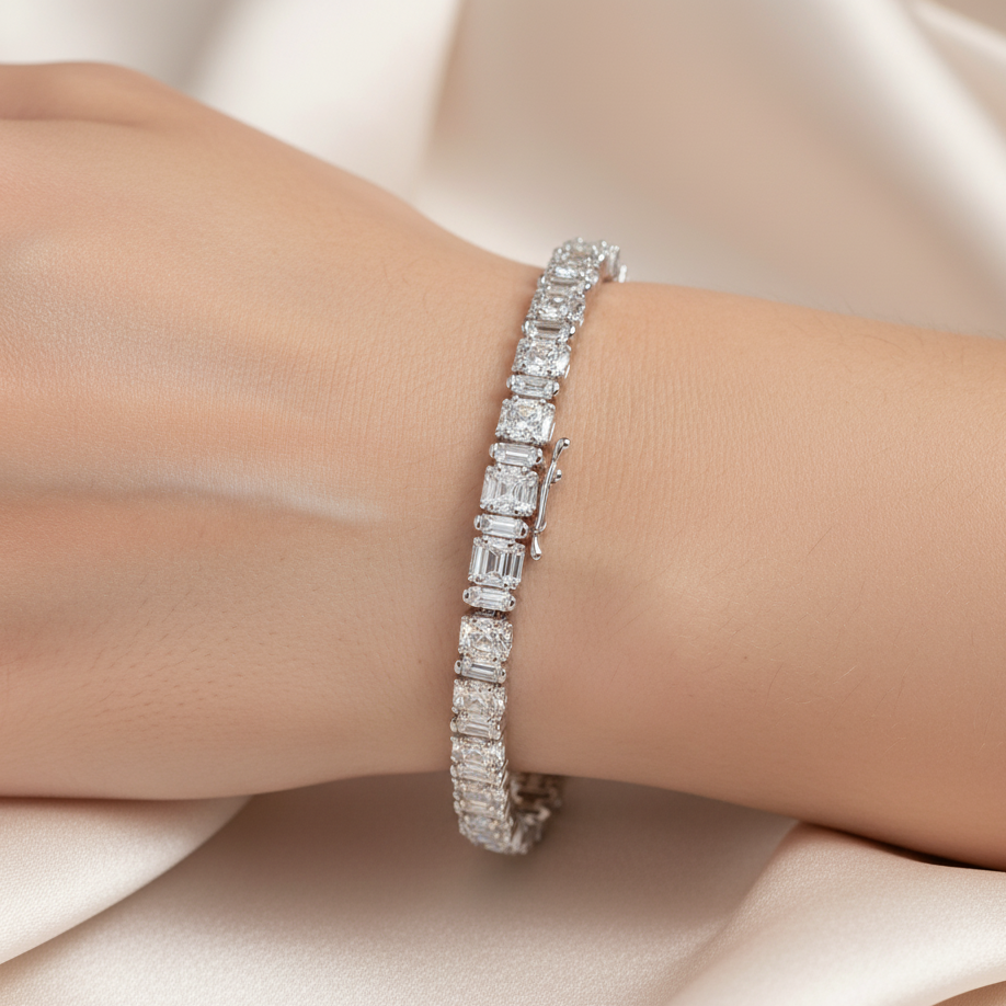 Diamond Titanium Bracelet