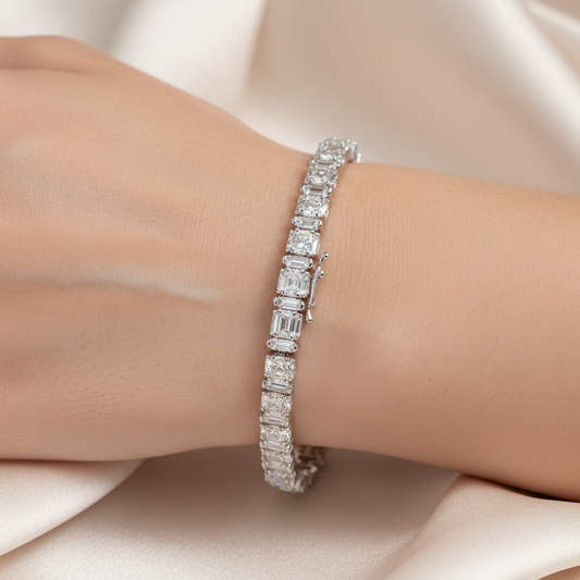 Diamond Titanium Bracelet