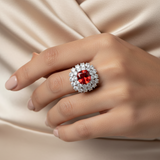 Diamond Titanium Ring