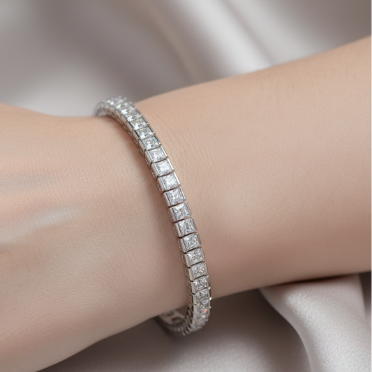 Diamond Titanium Bracelet