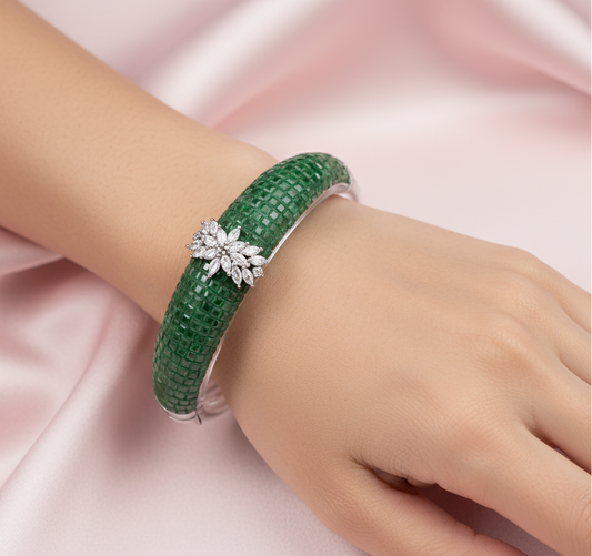 Diamond Titanium Bracelet