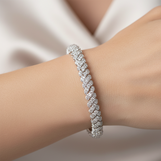 Diamond Titanium Bracelet