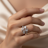 Diamond Titanium Ring