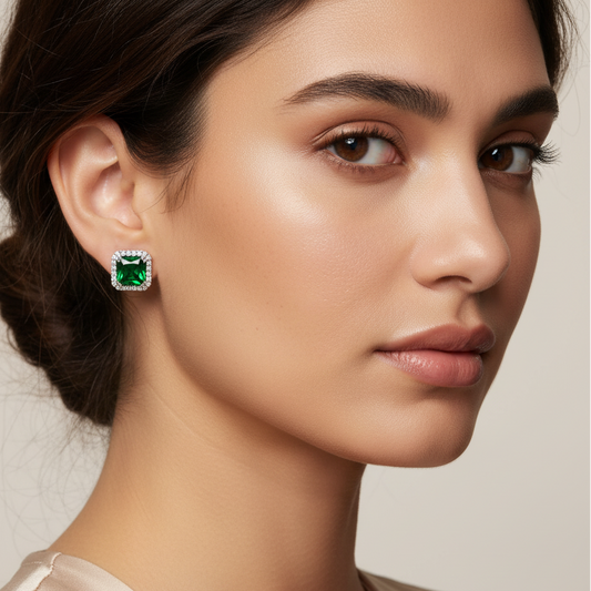 Diamond Titanium Earring