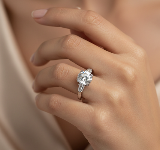 Diamond Titanium Ring